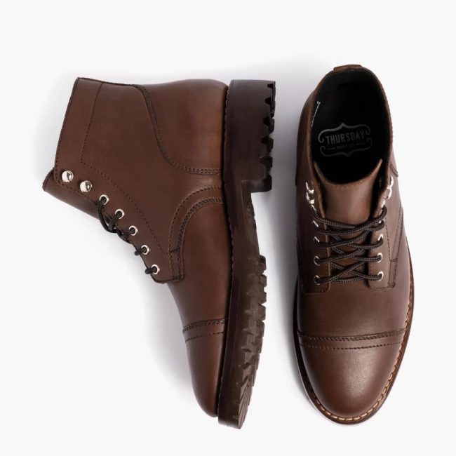 Thursday Boots Captain Veterlaarzen Heren Bruin | NL428364