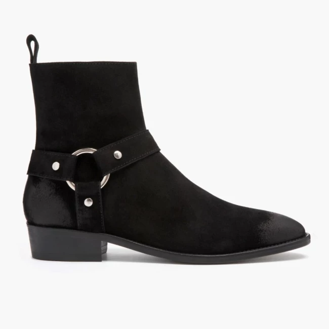 Thursday Boots Harness Laarsjes Heren Zwart | NL428271