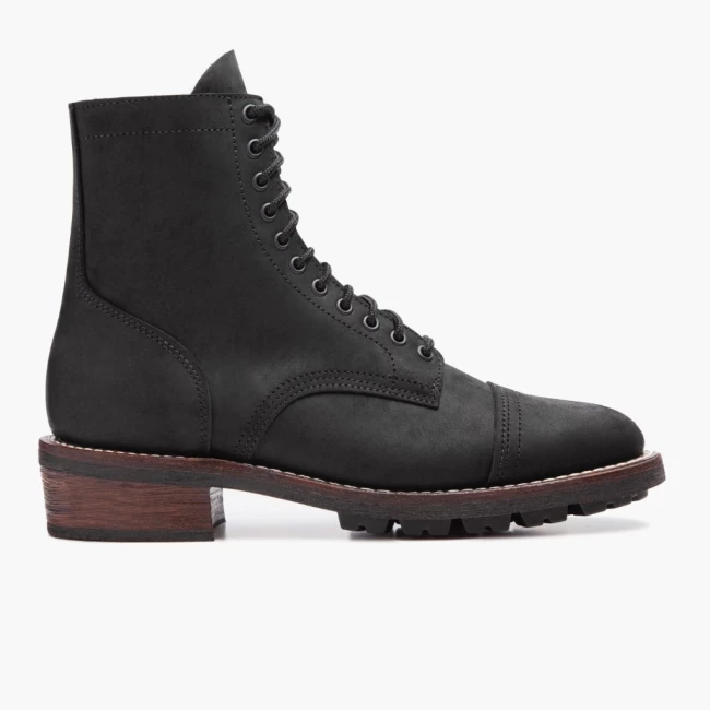 Thursday Boots Logger Nieuw Binnen Heren Zwart | NL428382