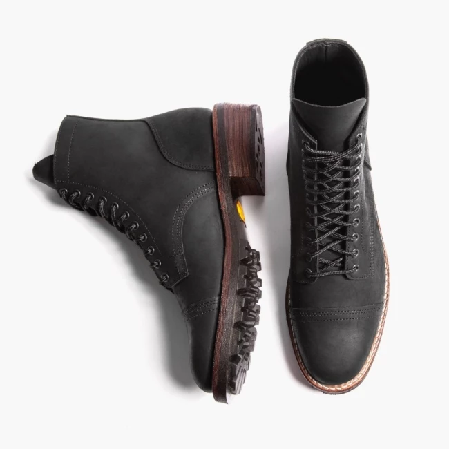 Thursday Boots Logger Nieuw Binnen Heren Zwart | NL428382