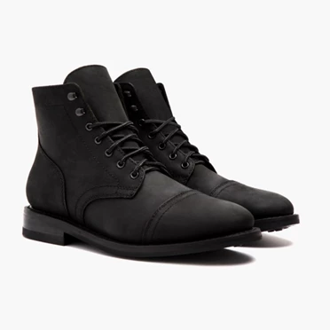 Thursday Boots Captain Veterlaarzen Heren Zwart | NL428358