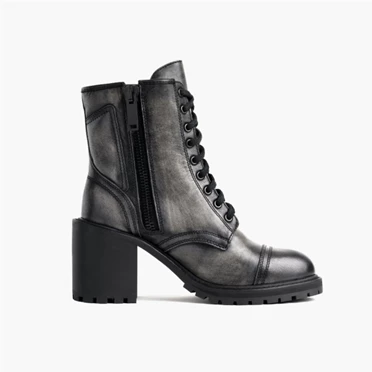 Thursday Boots Rebel Laarzen Met Hoge Hak Dames Grijs | NL428574